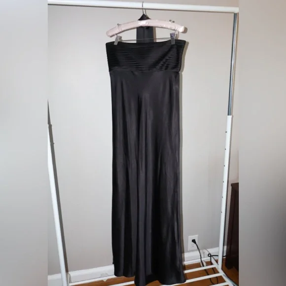 Runaway The Label Black Elsa Strapless Scarf Maxi Dress Women’s Size Medium - Picture 1 of 5